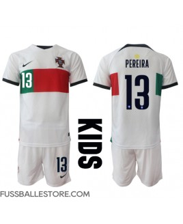 Günstige Portugal Danilo Pereira #13 Auswärts Trikotsatzt Kinder WM 2022 Kurzarm (+ Kurze Hosen)